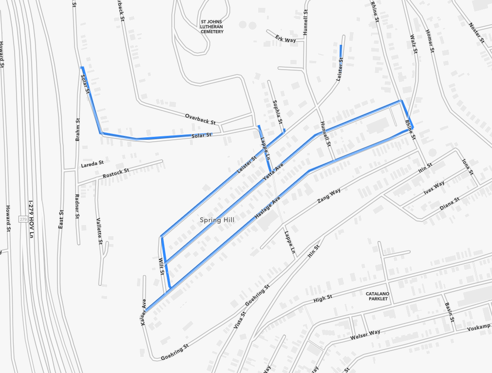 Water Main Replacement Project Spring Garden Pittsburgh Water